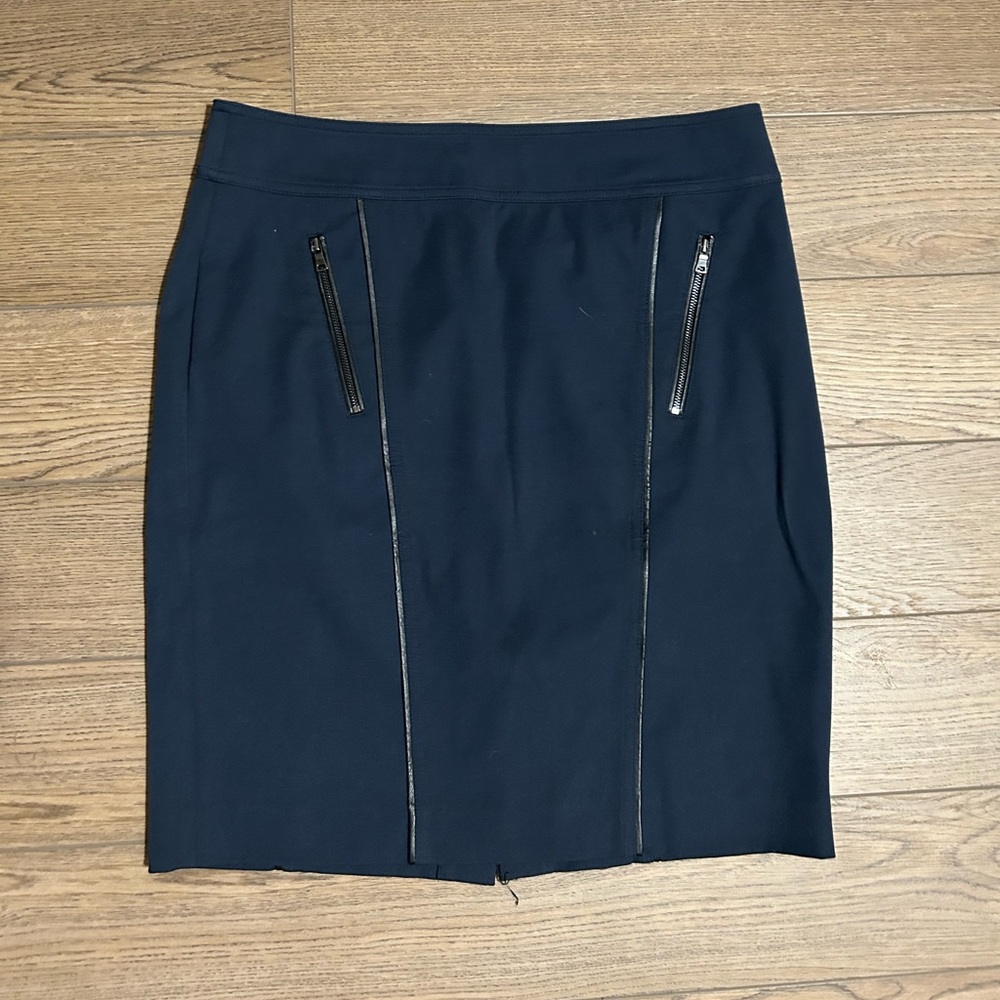 Ann Taylor Navy Pencil Skirt